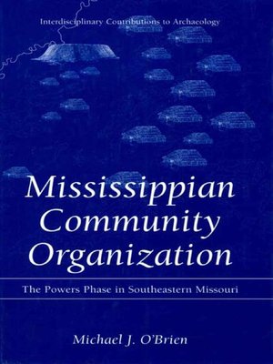 cover image of Mississippian Community Organization